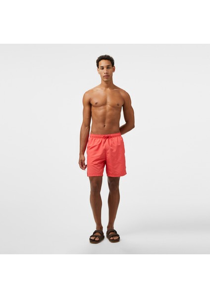 Erkek Kırmızı Regular Fit Suda Renk Değiştiren Deniz Şortu T55127T.6QB