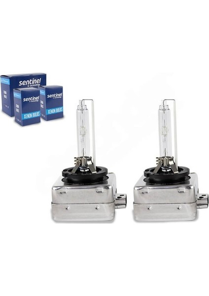 Sentinel D1S Xenon Ampul Beyaz Işık 6000K 12V 2 Adet