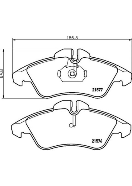 Sangsıng SP1261 Ön Balata Disk Chevrolet Blazer 4.3 (94-96) Suburban 00 Tahoe 5.7 (95-00) (GDB1273)