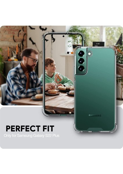 Samsung Galaxy S22 Plus Uyumlu Darbe Önleyici Sararmaya Dayanıklı Airbag Korumalı Ultra Slim Tpu Şeffaf Silikon Kılıf indirimleri
