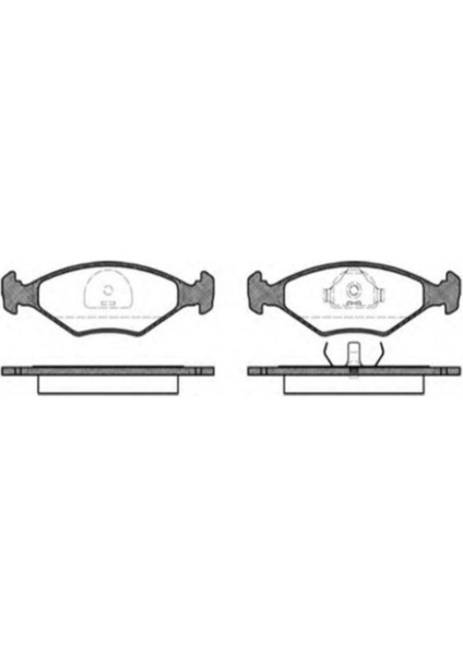 Balata Fren On-(Fışsız)-(Fıat: Palıo "1.4"/sıena "1.4") (WVA21193) Üretici KODU:MGA-55106 Malze...