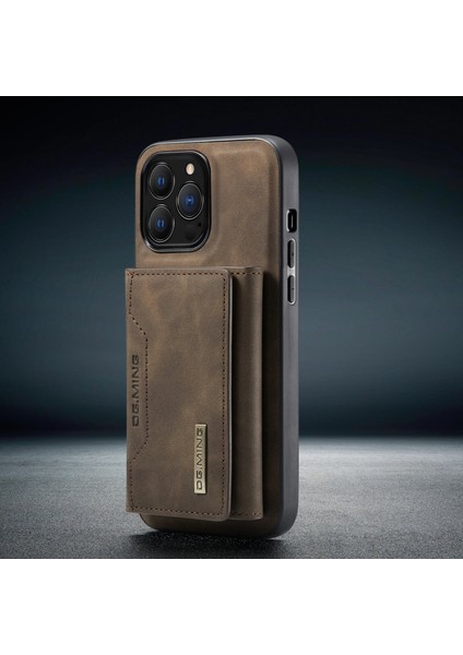 Iphone 15 Pro Kahverengi Deri Cüzdanlı Kartlıklı Magsafe Telefon Kılıfı fiyatları