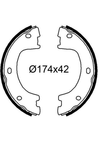 564258 Pabuçlu Fren Balatası MB Sprinter Iı Vw Crafter Uyumlu