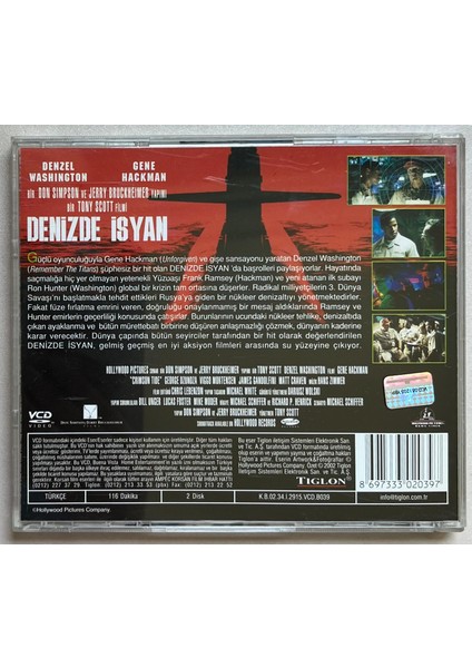 Denizde Isyan VCD (Orijinal Dönem Baskı Vcd)