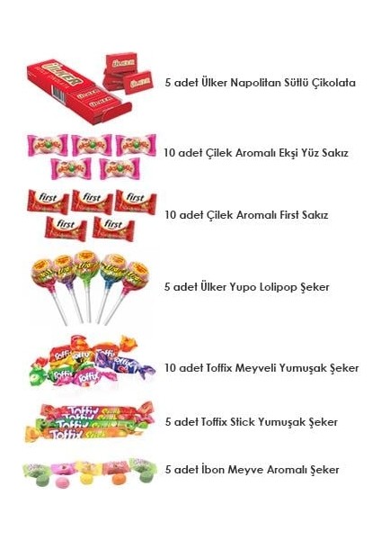 Pinyata İçi Şekerlemeler 50 Parça modelleri