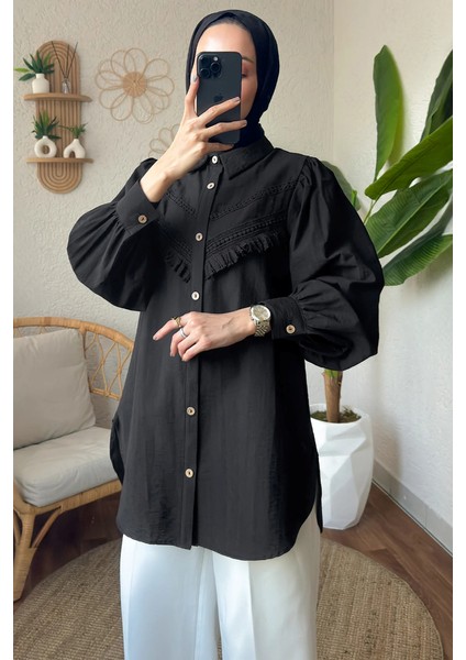 Dantel Detaylı Gömlek modelleri