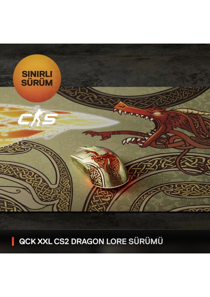 Qck Xxl Cs2 Dragon Lore Edition Oyun Mouse Pad