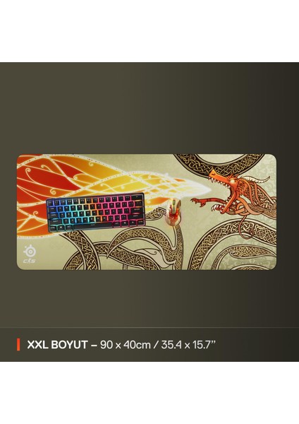 Qck Xxl Cs2 Dragon Lore Edition Oyun Mouse Pad