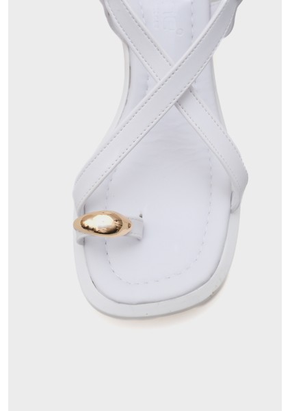 Vally Orta Topuklu Parmak Arası Kadın Sandalet fırsatları