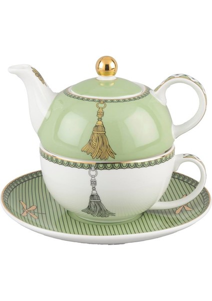 Lucy 3 Parça Demlikli Çay Fincanı 17-10X14CM