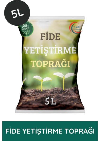 Fide Toprağı 5 Lt - Tohum Çimlendirme Harcı, Cocopeat & Perlit Karışımı fiyatları