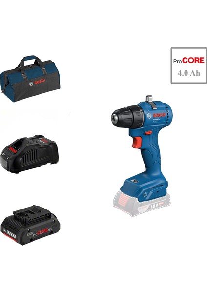 Isr 18V-30 P Endüstriyel 1x4 Ah Procore Akülü Vidalama Bez Çantalı