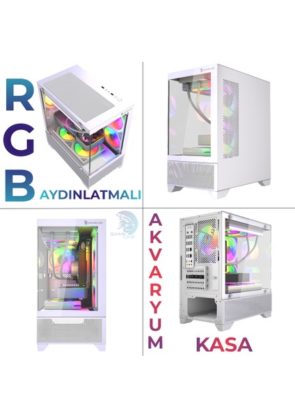 Pro X13 Ryzen 5 5500 16GB Ram 500GB M.2 Nvme RTX5060 Oyuncu Free Dos Masaüstü Bilgisayar fiyatları