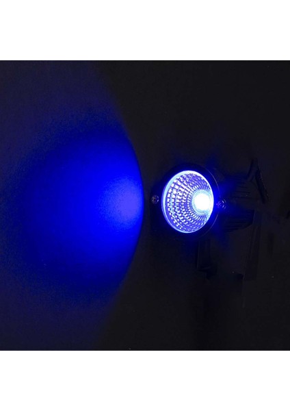 5 Adet Elektrikle Çalışır 7 Watt Mavi Işık Çok Kaliteli Çim, Çiçek, Ağaç, Peyzaj Aydınlatma Armatürü