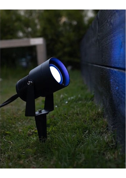 5 Adet Elektrikle Çalışır 7 Watt Mavi Işık Çok Kaliteli Çim, Çiçek, Ağaç, Peyzaj Aydınlatma Armatürü