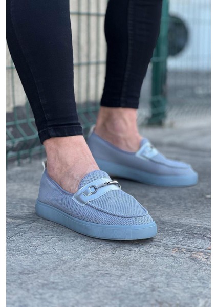 WG060 Gri Triko Babet Erkek Casual Ayakkabı modelleri