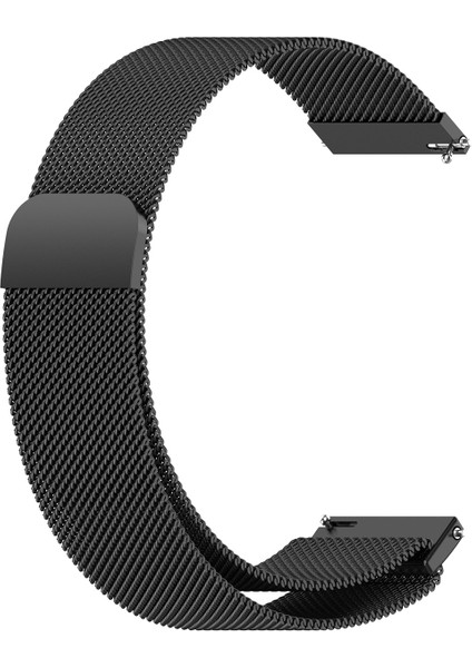 Huawei Watch 3 Gt Gt2 GT2E Gt3 Gt4 Gt5 Pro Se Elite 46MM Uyumlu 22MM Milano Metal Hasır Mıknatıslı Kordon Paslanmaz Çelik