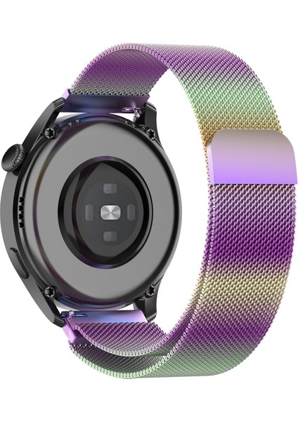 Huawei Watch 3 Gt Gt2 GT2E Gt3 Gt4 Gt5 Pro Se Elite 46MM Uyumlu 22MM Milano Metal Hasır Mıknatıslı Kordon Paslanmaz Çelik modelleri