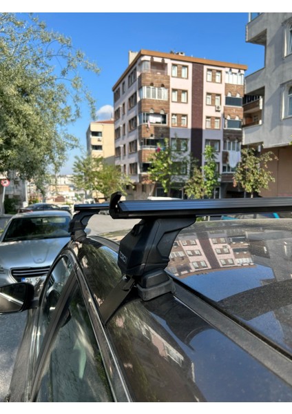 For Nissan Qashqai J12 2022-2025 Oluksuz Üst Tavan Portbagaj Taşıyıcı Ara Atkısı Toros Serisi Pro 4 Siyah fırsatları