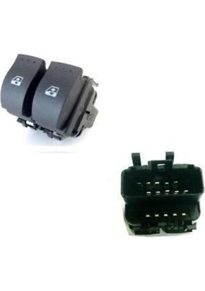 A256 Cam Açma Dügmesı Megane Iı Trafic Iı Çiftlı Siyah