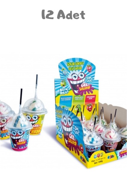 Gell & Lollipop (45 Gr) 12 Adet