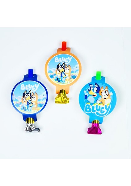 Bluey Kaynana Dili Parti Düdüğü 6 Adet