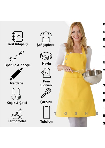 Boyun Ayarlı, Su Geçirmez, Cepli Şef, Aşçı, Mutfak Önlüğü , Cafe, Barista, Kuaför, Ressam ve Çiçekçi Önlükleri modelleri