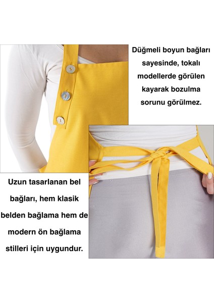 Boyun Ayarlı, Su Geçirmez, Cepli Şef, Aşçı, Mutfak Önlüğü , Cafe, Barista, Kuaför, Ressam ve Çiçekçi Önlükleri fırsatları