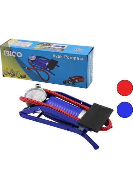 Yayat Modelince Pistonlu Ayak Pompası Oto-Araç - Bisiklet-Motor Lastik - Top - Şişme Havuz-Yatak (4887)