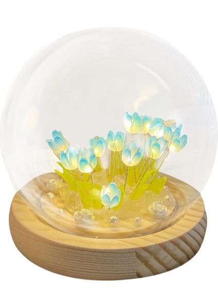 LED Işıklı Kendin Yap Lale Cam Küre modelleri