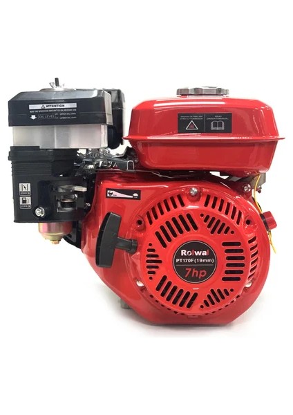 7 Hp 19MM Kamalı Motor YP-PT170F Ø19 Kamalı