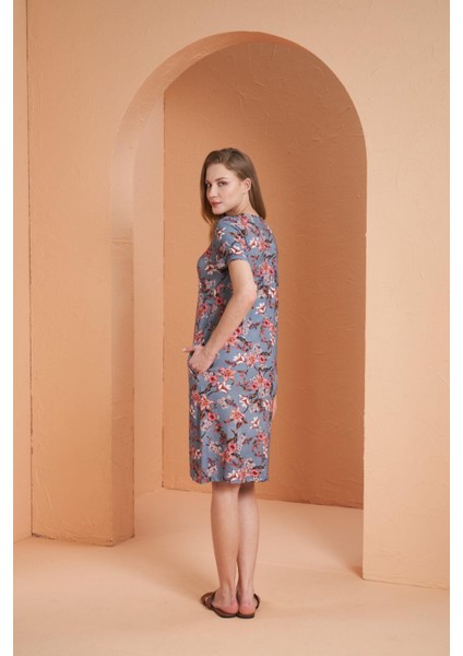 Kadın Gri Elbise 27098 fiyatları