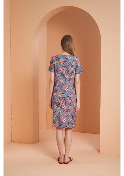 Kadın Gri Elbise 27098 modelleri