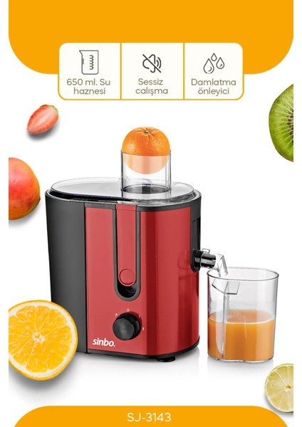 Katı Meyve Sıkacağı 600 W S In B O