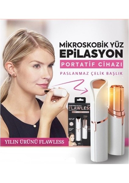 Yüz Ve Cilt Epilasyon Aleti Flawless