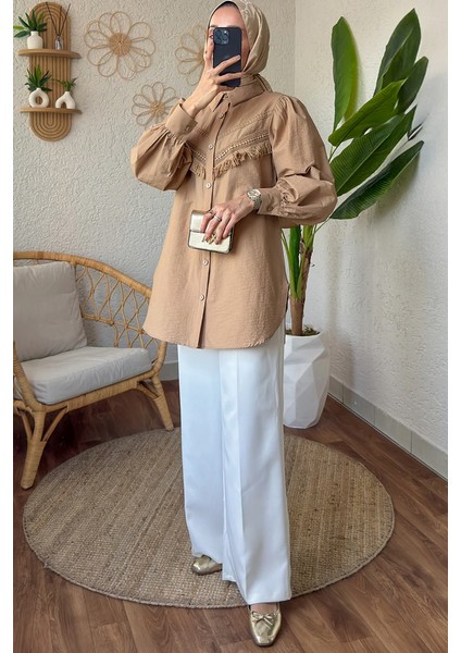 Dantel Detaylı Gömlek modelleri