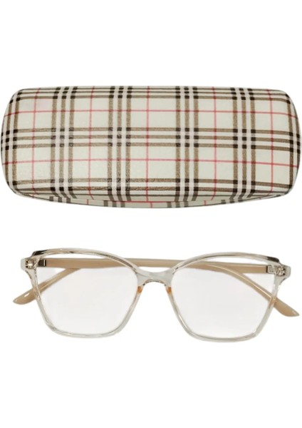 Oval Desenli Gözlük Kılıfı Optik Çerçeve Için (Sert) Silme Bezi Hediyeli fırsatları