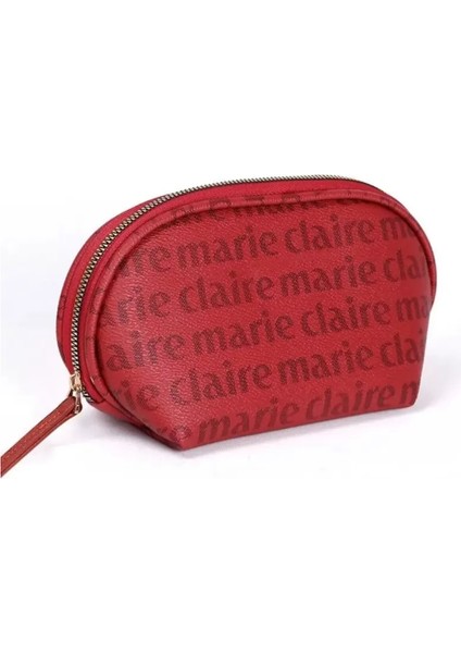 M.claire Kırmızı Lüks Makyaj Çantası modelleri
