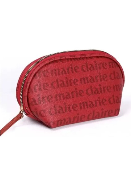 M.claire Kırmızı Lüks Makyaj Çantası modelleri