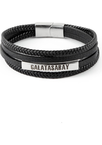Galatasaray Çelik Deri Bileklik U251249