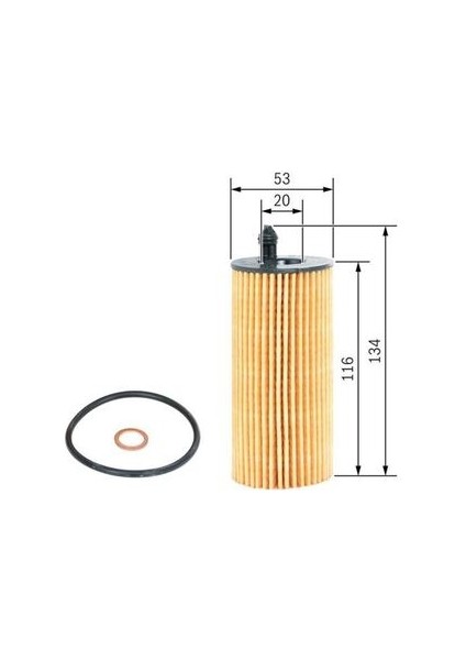 F026407205 Yağ Filtresi F20 F21 1 Serısı F23 F27 F87 2 Serı