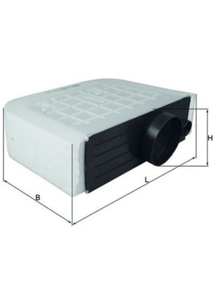 Mahle LX32336 -Knecht-Behr LX32336 Hava Filtresi Vw Touareg Cr7 3.0 Tdı 4 Motıon 17 4M0133843C