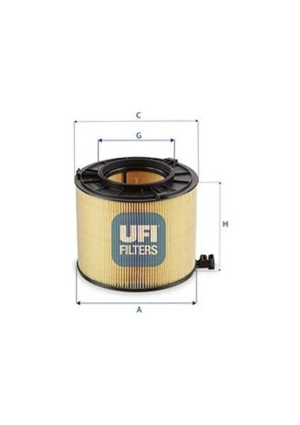 Ufı 27.G11.00 Ufı Hava Filtresi 1.4 2.0tfsı A4 16 A5 17 Q5 17 8W0133843C 8W0133843C
