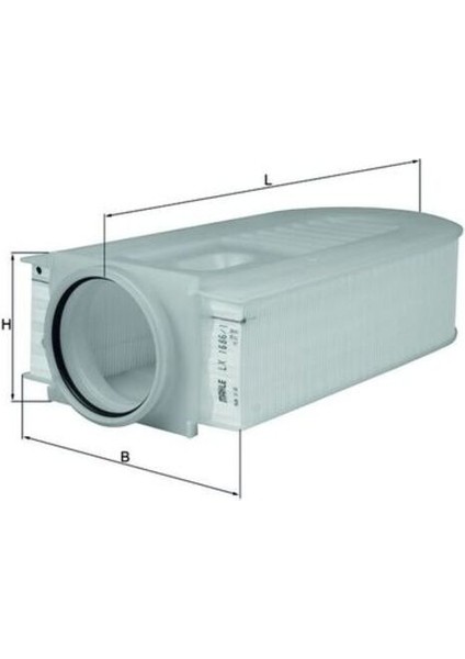 Mahle LX16861 -Knecht-Behr LX16861 Hava Filtresi X204 08 15 W204 08 14 S204 08 14 C204 11 W212 09 16 C207 09 15 6510940004 6510940004