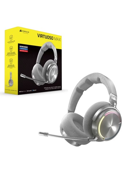 Corsaır Vırtuoso Max Wıreless Dolby Atmos Silver Gaming Kulaklık modelleri