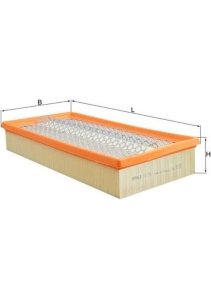 Mahle LX536 -Knecht-Behr LX536 Hava Filtresi Mercedes Sl-Class M104 M113 C208 R129 A0030947304 A0030947304