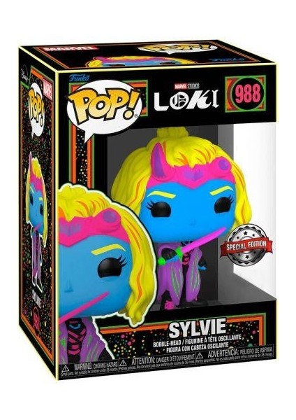 Pop! Marvel Loki - Sylvie (Black Light) #988