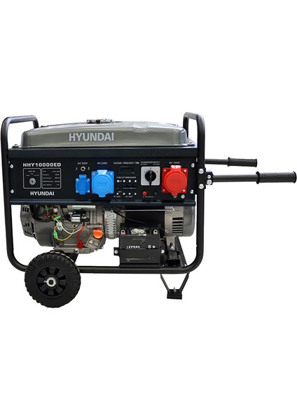 HHY10000ED 8000W Benzinli Jeneratör 220V / 380V Çift Voltaj, Sessiz ve Güçlü