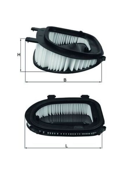Mahle LX3541 -Knecht-Behr LX3541 Hava Filtresi Bmw X3 F25 X5 E70 X6 E71 E71 13717811026