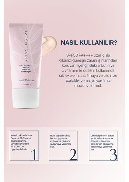 Bb Krem Extra Light | 50 Spf Uva/uvb Pa++++ Aydınlık ve Canlılık